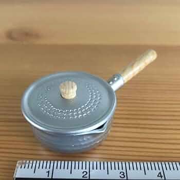 ホーロー風　薔薇柄　ローズ　ミニチュア　リーメント　鍋　ドールハウス　小物 ホーロー風薔薇柄ローズミニチュアリーメント鍋ドールハウス小物